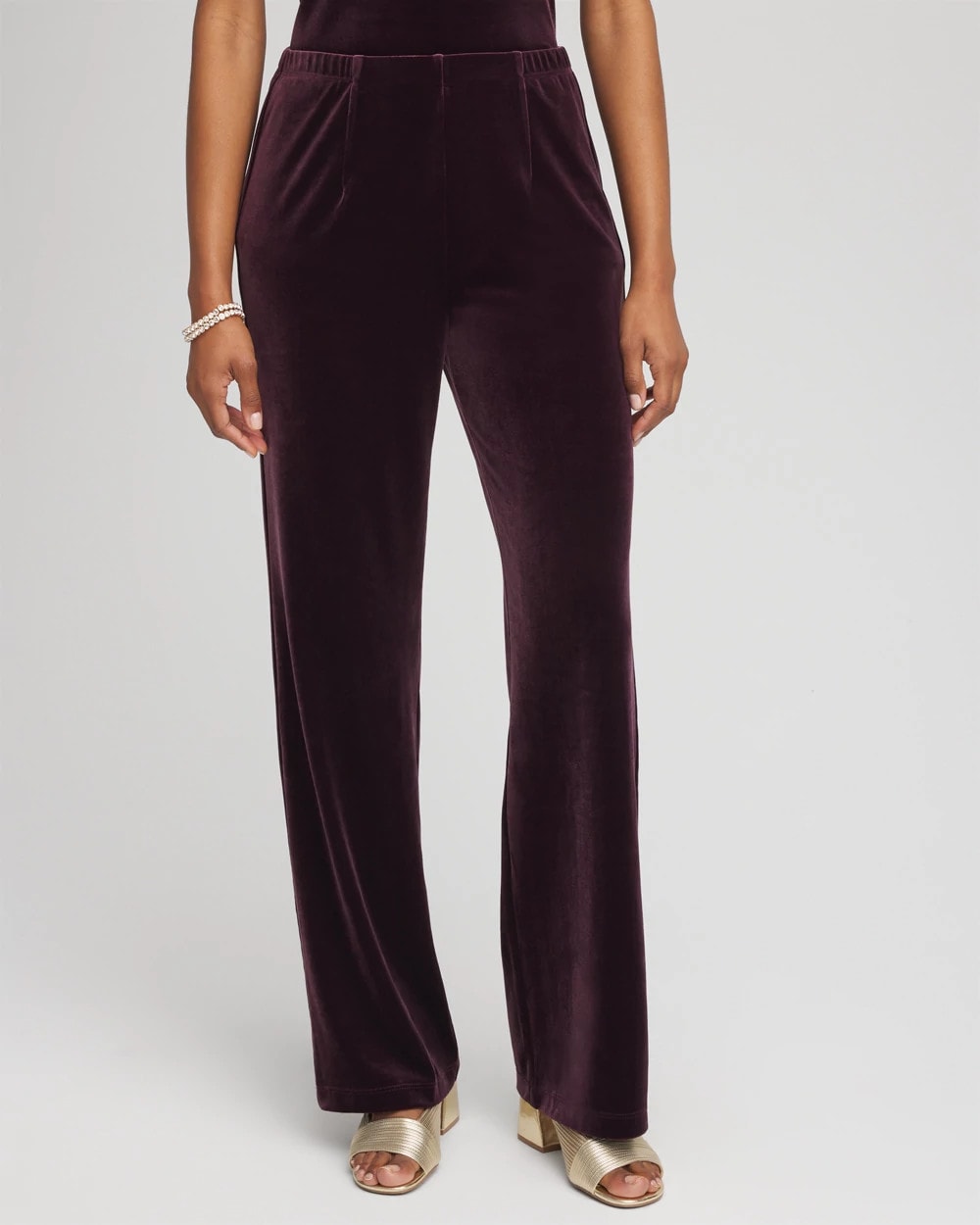 Chico's Petites Petite Travelers™ Velvet No Tummy Pants