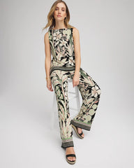 Chico's Petites Petite Travelers™ Island-Motif Palazzo Pants