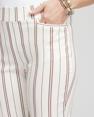 Chico's Petites Petite Brigitte™ Striped Ankle Pants