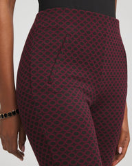 Chico's Petites Petite Circle Jacquard Juliet Slim Ankle Pants