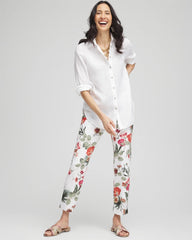 Chico's Petites Petite Brigitte™ Slub Cropped Pants