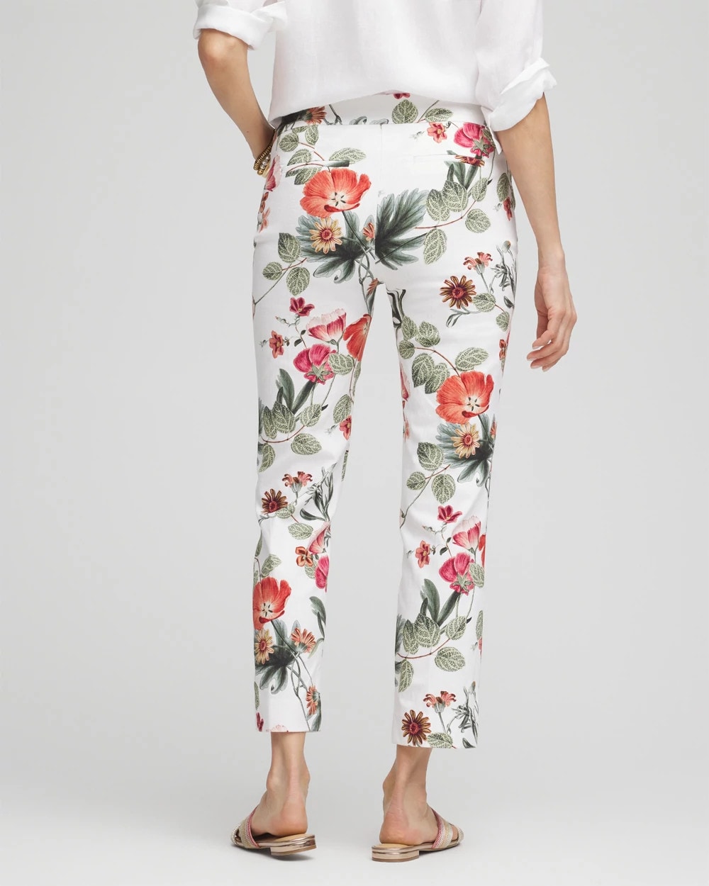 Chico's Petites Petite Brigitte™ Slub Cropped Pants