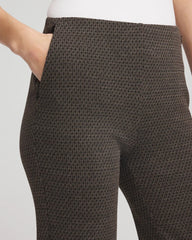 Chico's Petites Juliet Jacquard Full-Length Ponte Pants