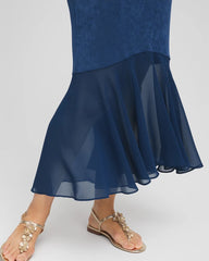 Chico's Petites Travelers™ Petite Chiffon Hem Dress