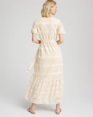 Chico's Petites Crochet-Lace Maxi Dress