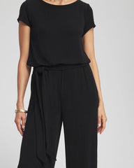Chico's Petites Petite Travelers™ Cap Sleeve Jumpsuit