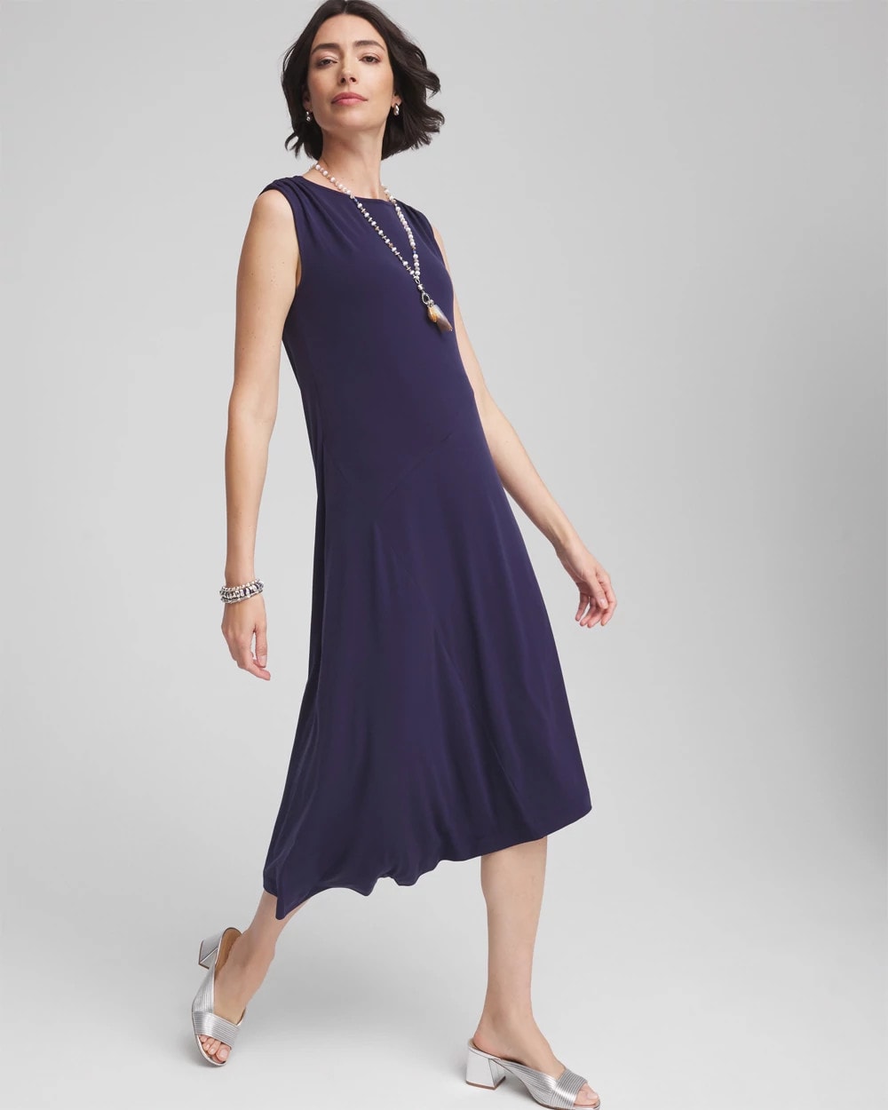 Chico's Petites Petite Travelers™ Knit Sleeveless Dress