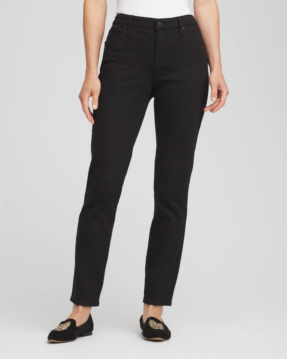 Chico's Petites So Slimming Petite Girlfriend Ankle Jeans