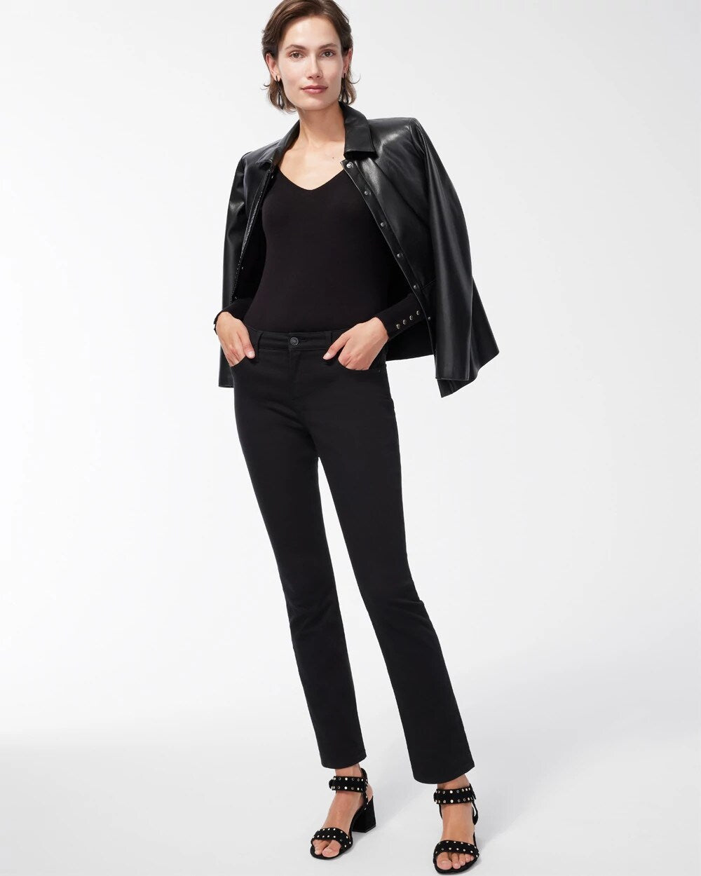 Chico's Petites Petite Girlfriend Slim Jeans