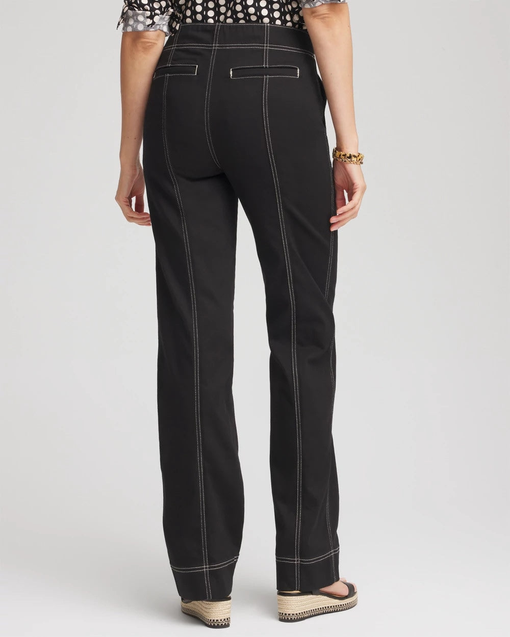 Chico's Petites Petite Pull-On Wide-Leg Jeans