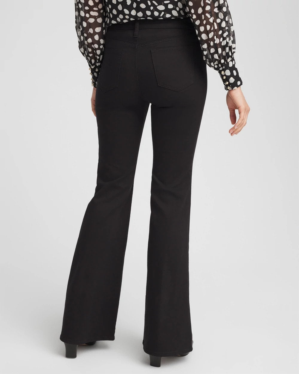 Chico's Petites Petite Girlfriend Flared Leg Jeans