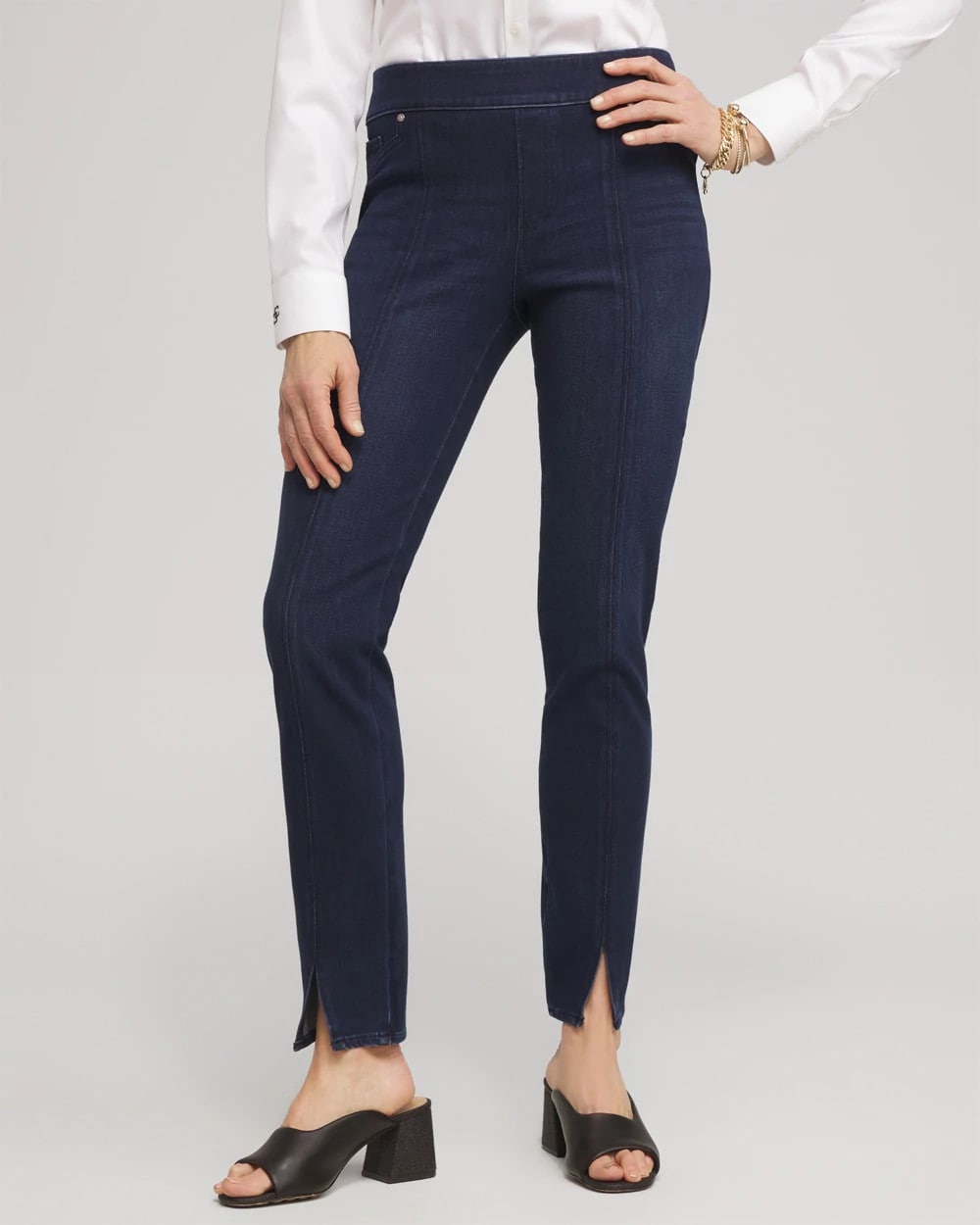 Chico's Petites Petite Travelers Pull On Jeans