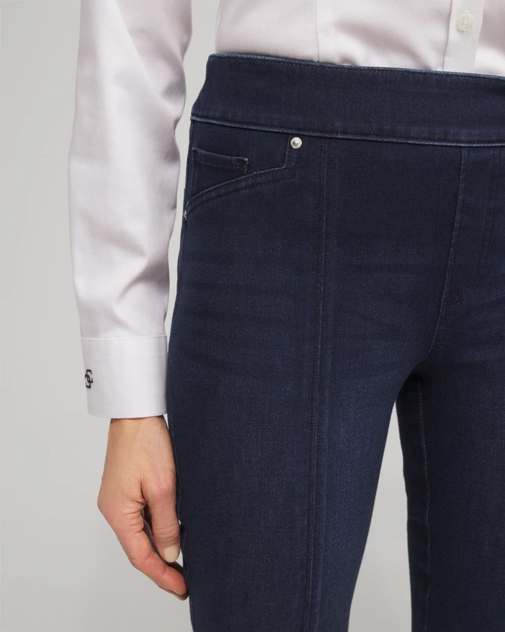 Chico's Petites Petite Travelers Pull On Jeans