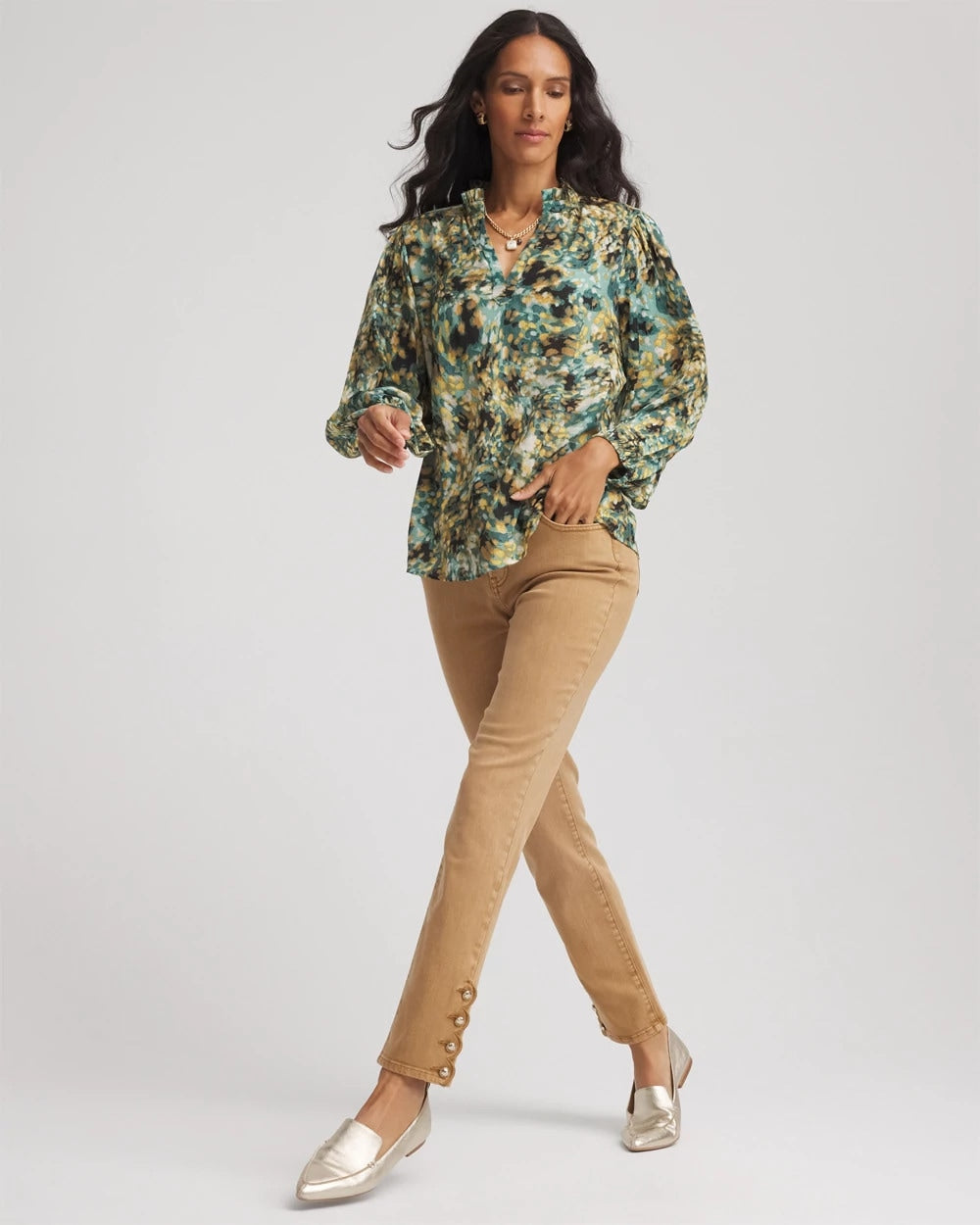 Chico's Petites Petite Girlfriend Slim Ankle Jeans