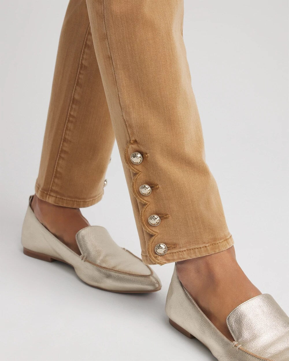 Chico's Petites Petite Girlfriend Slim Ankle Jeans