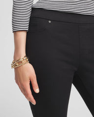 Chico's Petites Denim Pull-On Ankle Jeggings