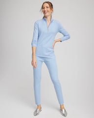Chico's Collections Zenergy® Luxe Half-Zip Pullover Top