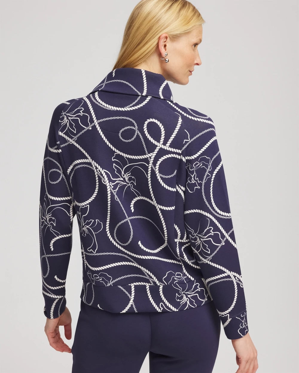 Chico's Collections Zenergy® Soft Melody Half-Zip Top