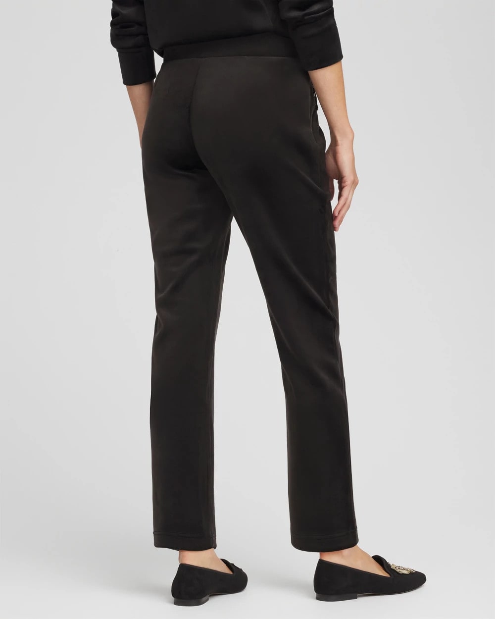Chico's Collections Zenergy® Velour Tapered Ankle Pants