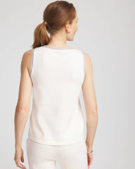 Chico's Collections Zenergy® Luxe Metallic Trim Tank