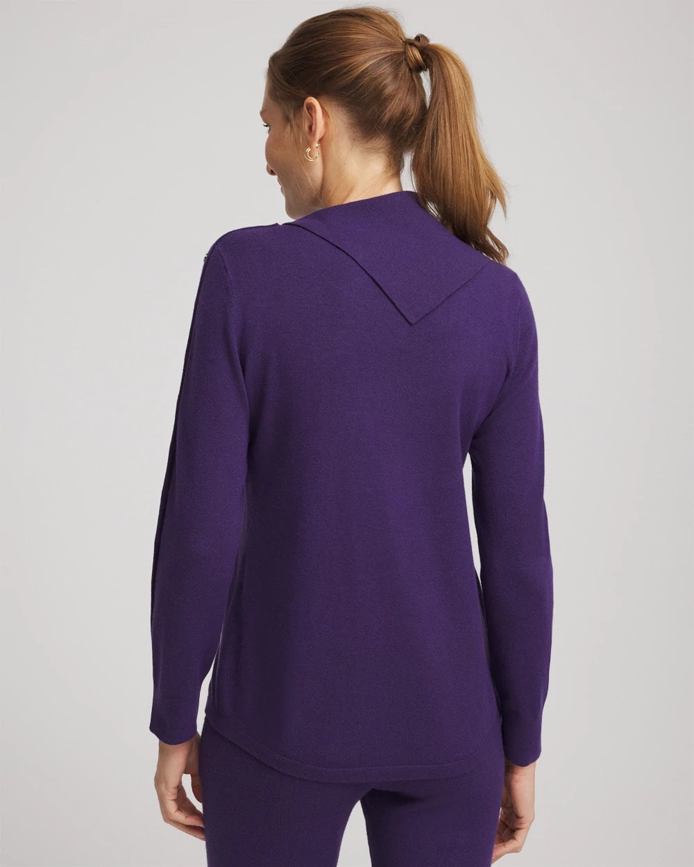 Chico's Collections Zenergy® Luxe Envelope Neck Sweater