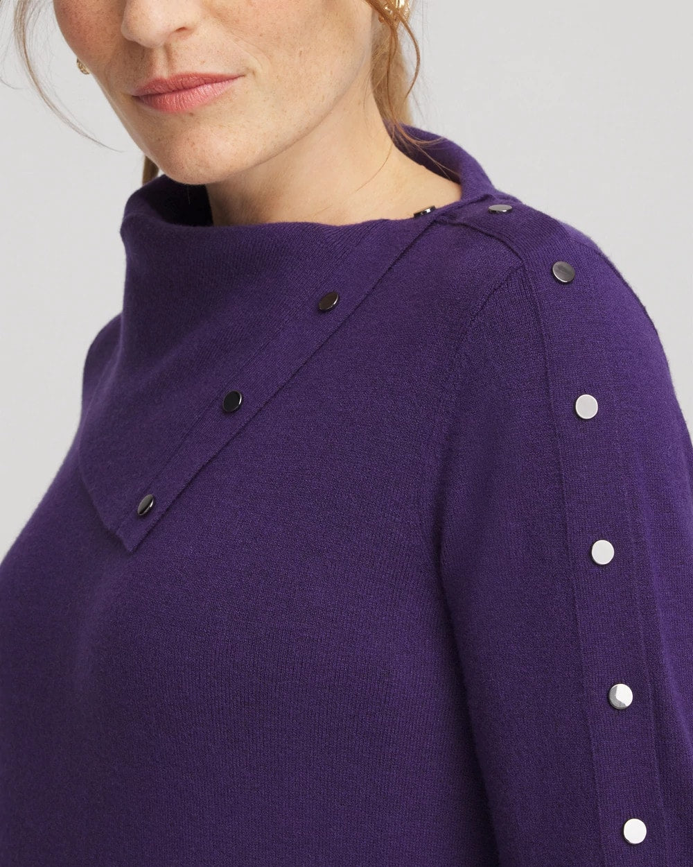 Chico's Collections Zenergy® Luxe Envelope Neck Sweater
