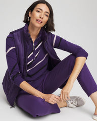 Chico's Collections Zenergy® Luxe Morocco Half-Zip Pullover