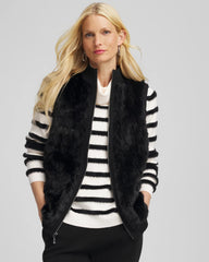 Chico's Collections Zenergy® Luxe Faux Fur Vest