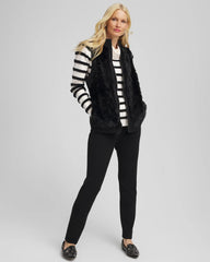 Chico's Collections Zenergy® Luxe Faux Fur Vest