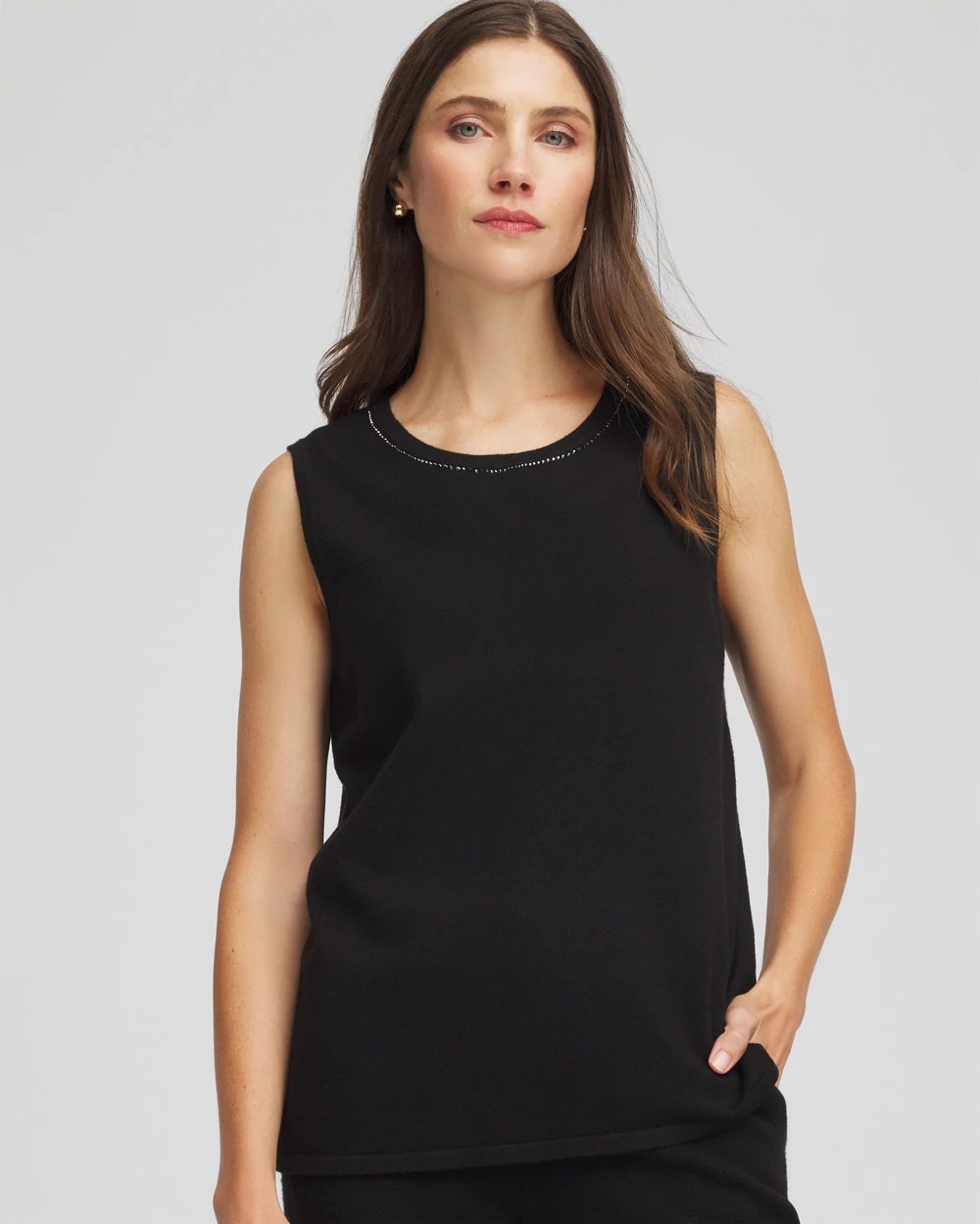 Chico's Collections Zenergy® Luxe Diamante Tank