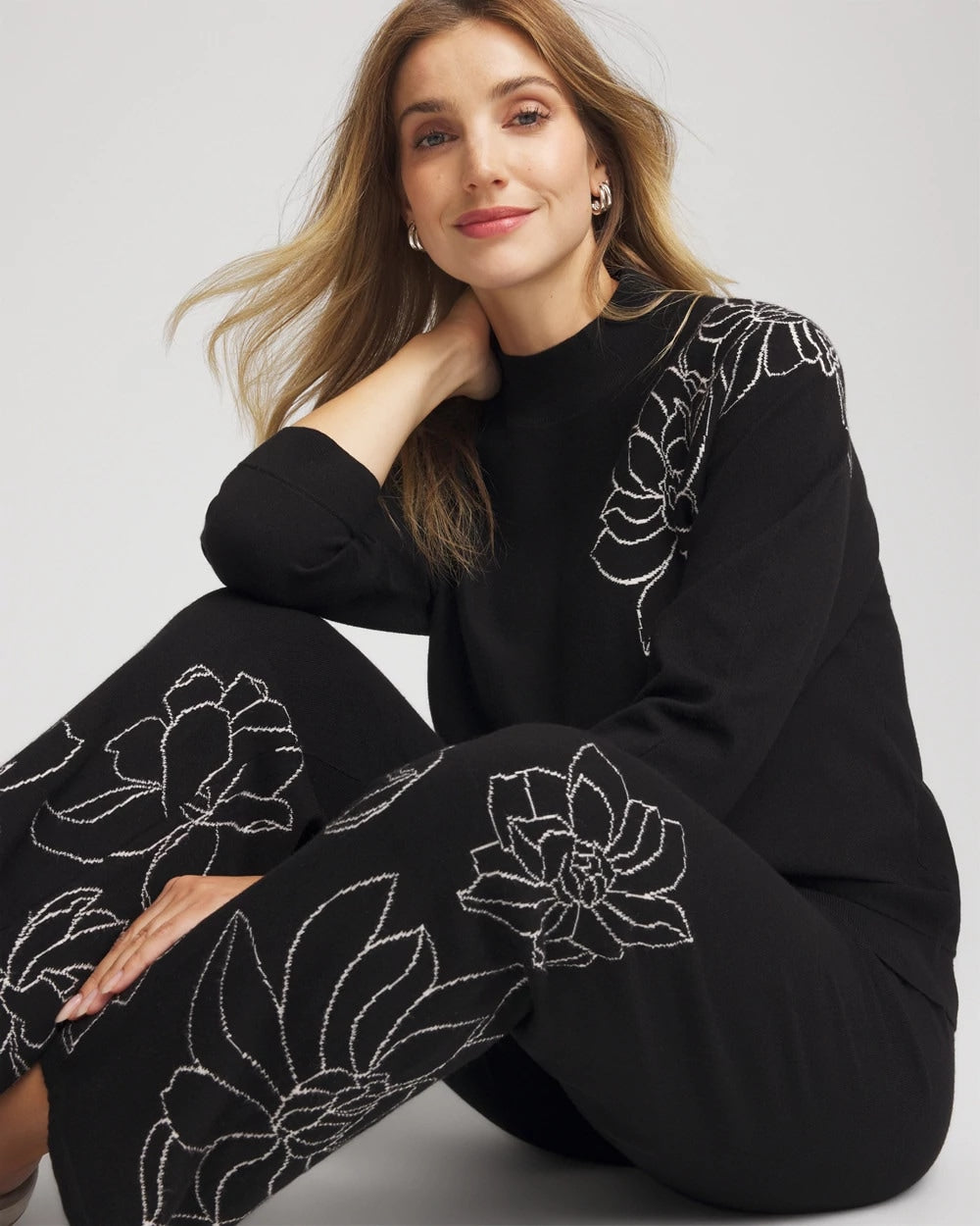 Chico's Collections Zenergy® Luxe Intarsia Sweater
