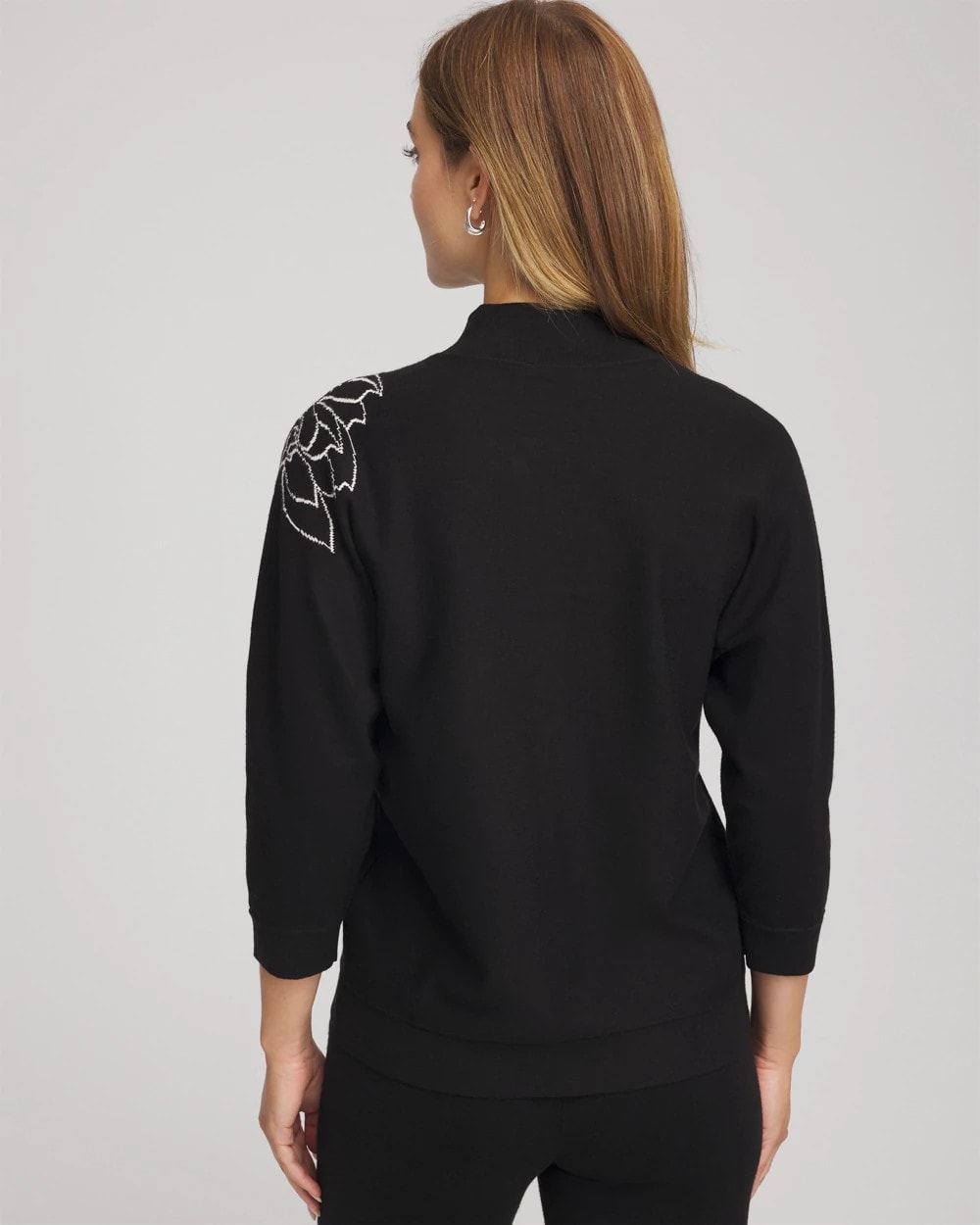Chico's Collections Zenergy® Luxe Intarsia Sweater