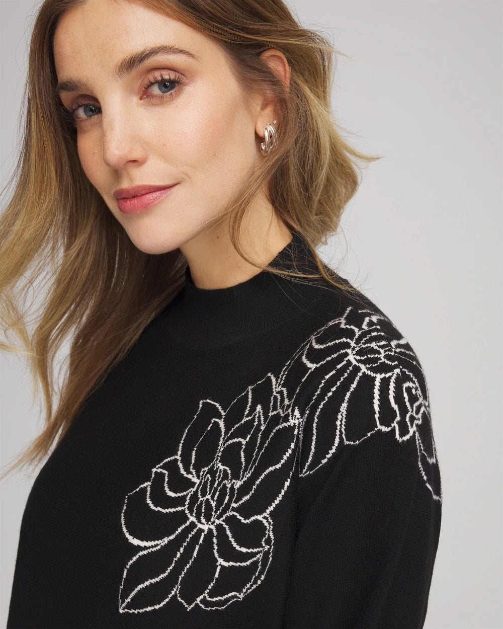 Chico's Collections Zenergy® Luxe Intarsia Sweater