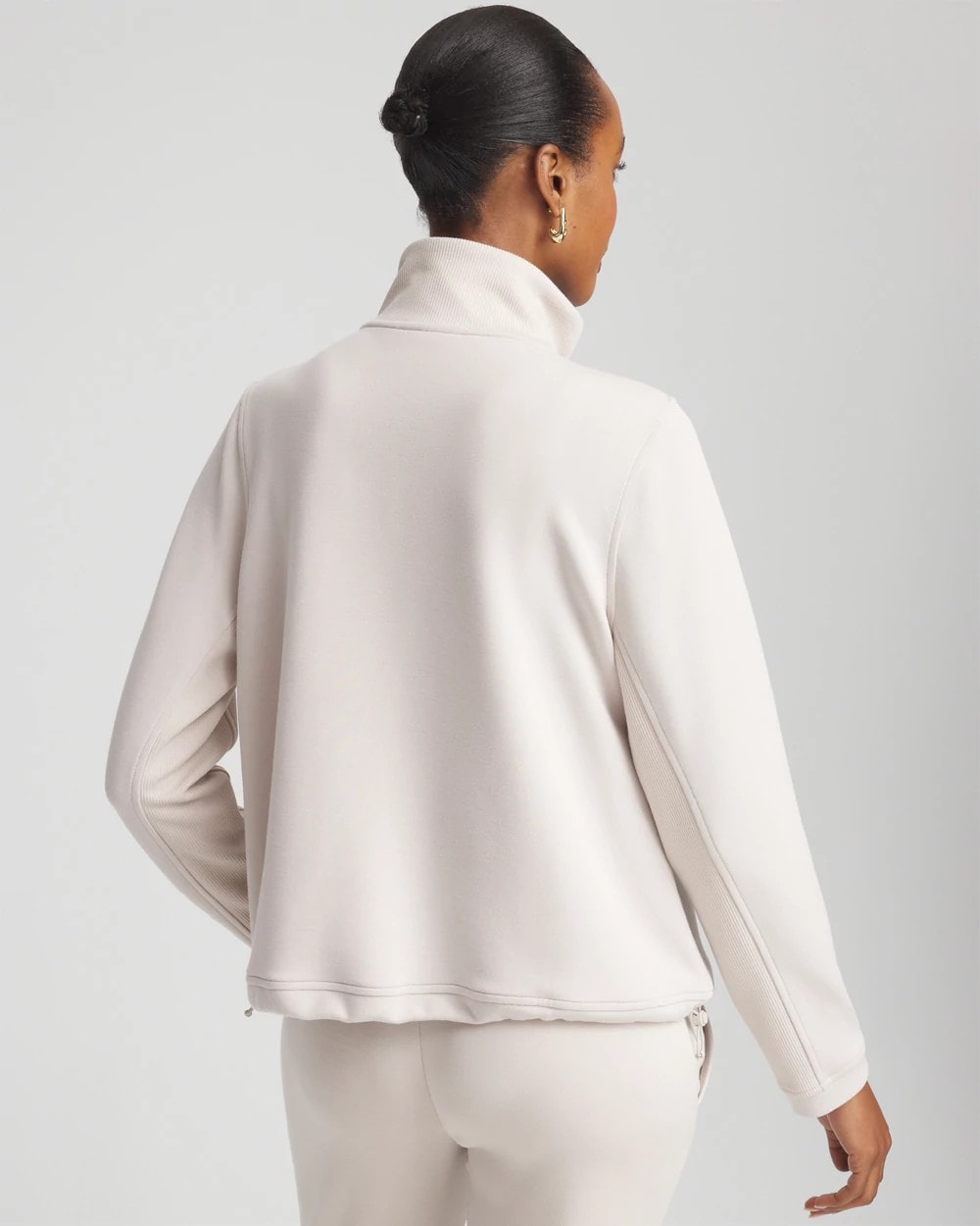 Chico's Collections Zenergy® Ribbed Sweatshirt