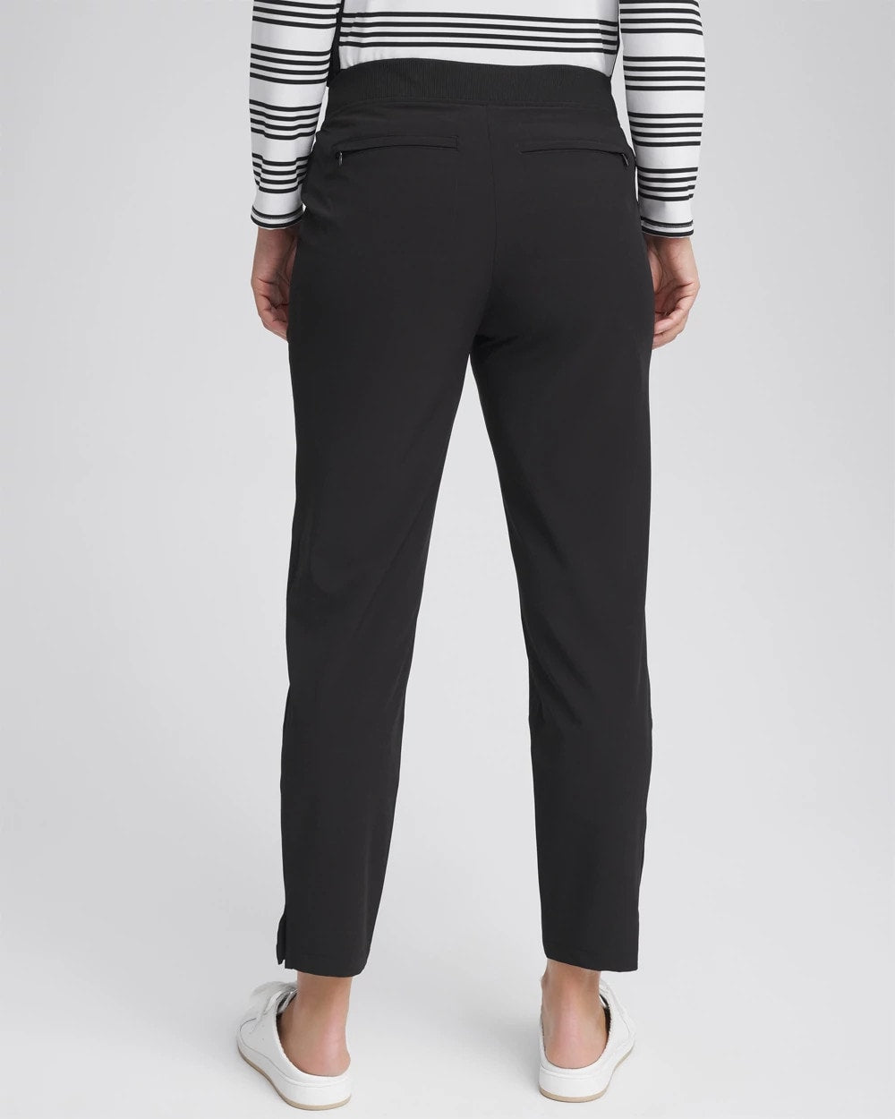 Chico's Collections Zenergy® UPF Rib Mix Ankle Pants