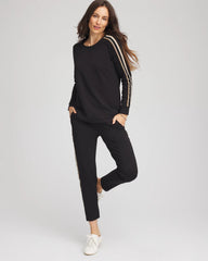 Chico's Collections Zenergy® Lattice-Trim Pullover Top