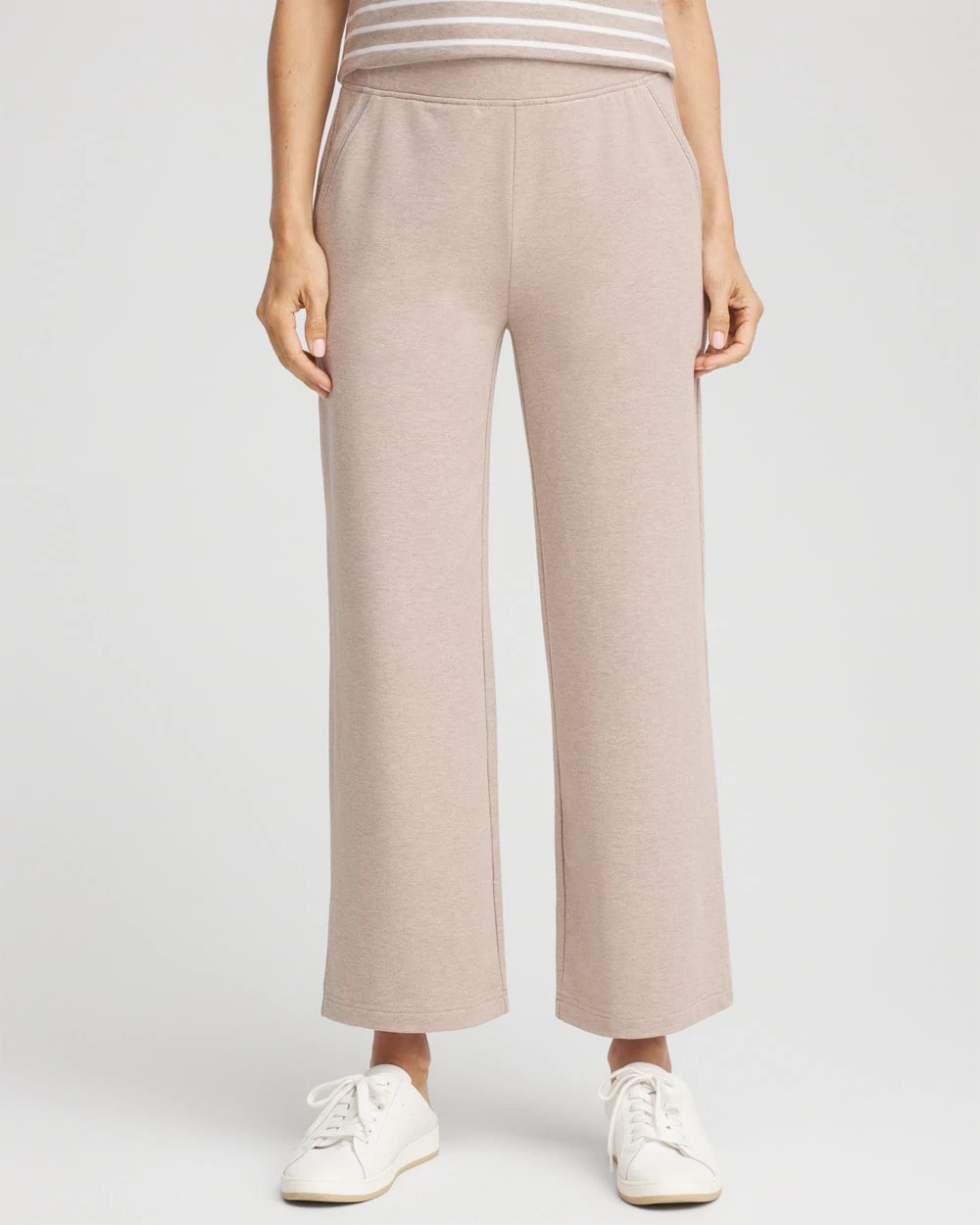 Chico's Collections Zenergy® French Terry Cropped Pants