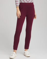 Chico's Collections Zenergy® Double-Knit Contrast Ankle Pants