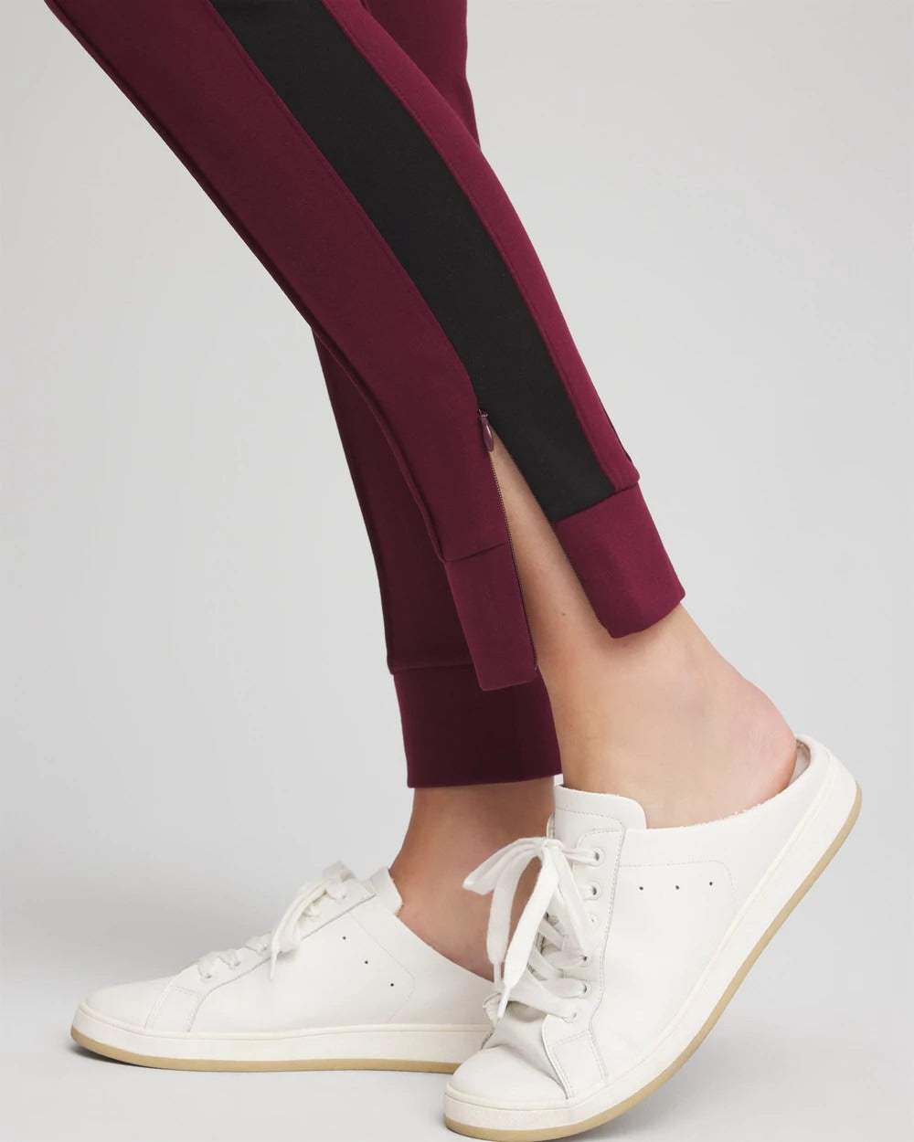 Chico's Collections Zenergy® Double-Knit Contrast Ankle Pants
