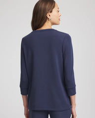 Chico's Collections Zenergy® Satin-Trim Tunic