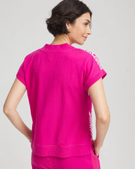 Chico's Collections Zenergy® Tropical Gauze Top