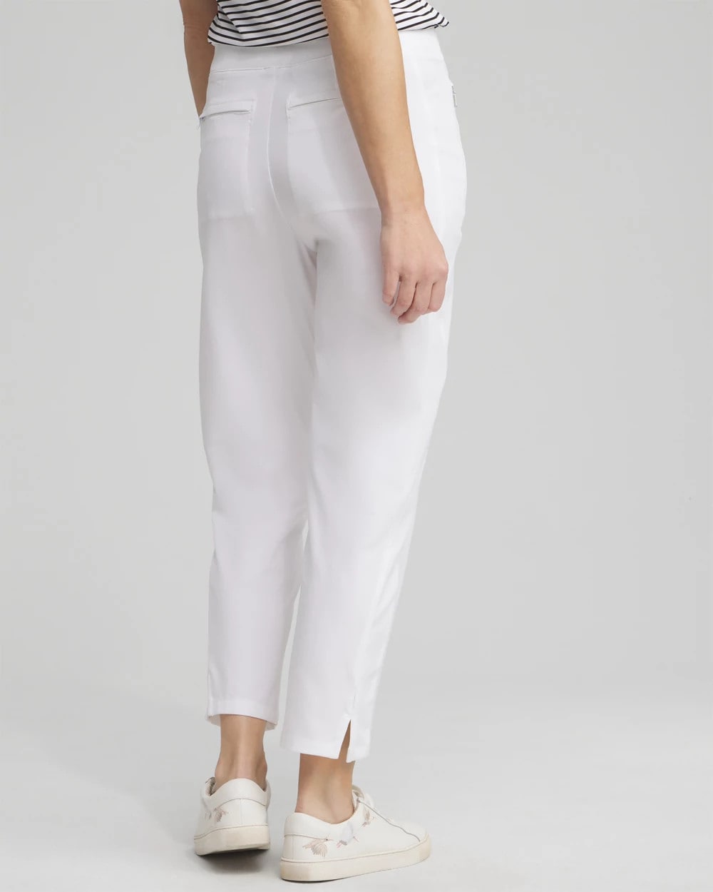 Chico's Collections Zenergy® UPF Ribbed Side Ankle Pants
