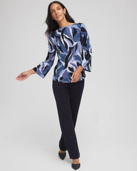 Chico's Collections Travelers™ Wave Straight Neck Tunic