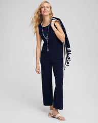 Chico's Collections Travelers™ Tipped Sweater Shell Tank