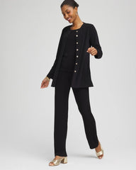 Chico's Collections Travelers™ Collection Scoopneck Shirt Jacket