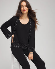 Chico's Collections Travelers™ Embellished Scoopneck Tank
