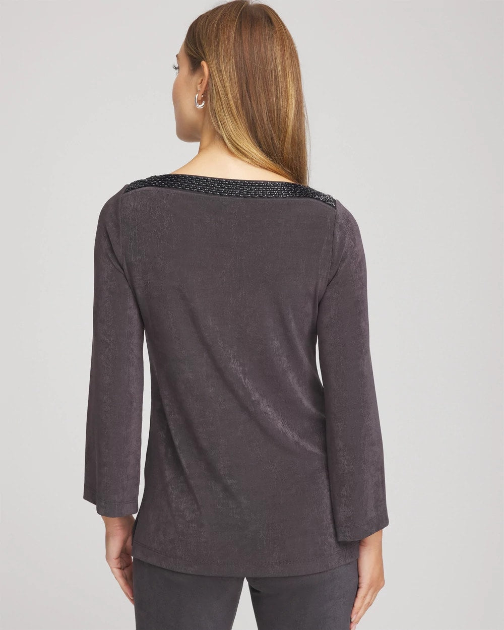 Chico's Collections Travelers™ Koia Pearl Beaded Tunic
