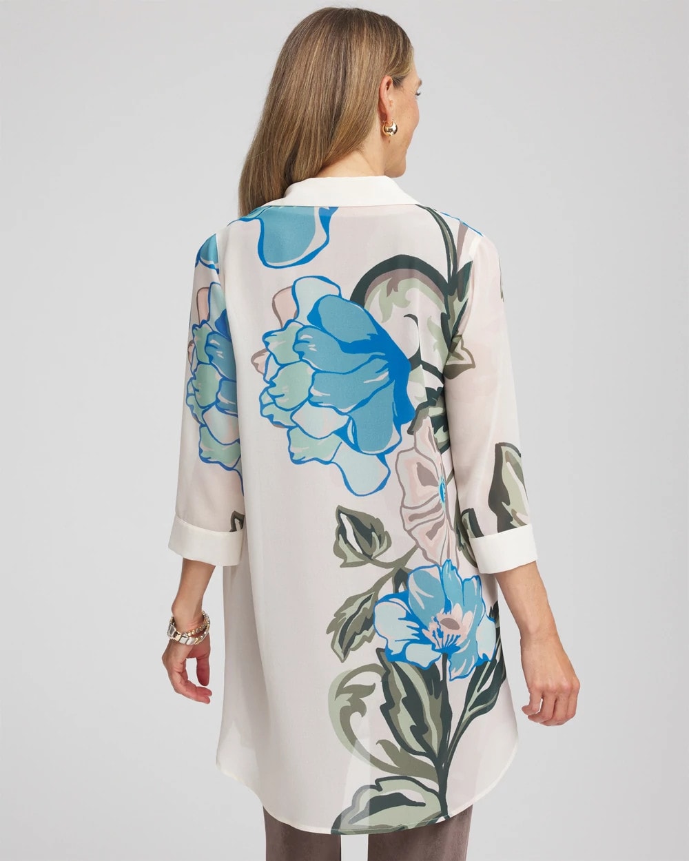 Chico's Collections Travelers™ Artisanal Chiffon Tunic
