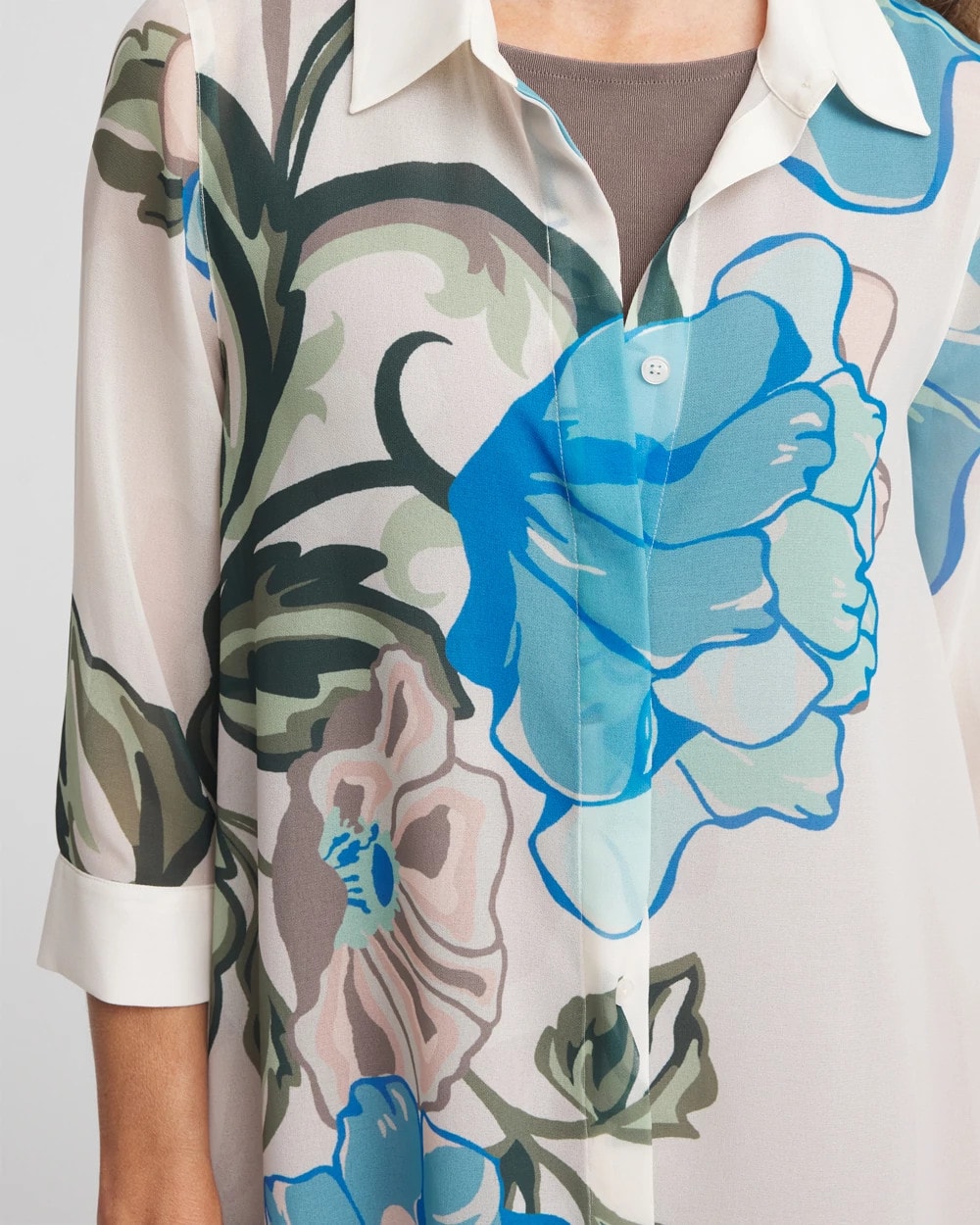 Chico's Collections Travelers™ Artisanal Chiffon Tunic