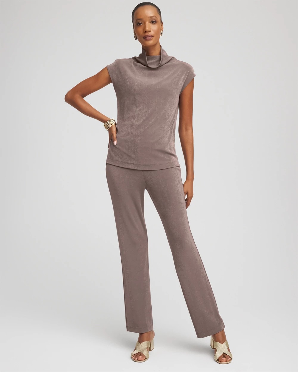 Chico's Collections Travelers™ Mockneck Top